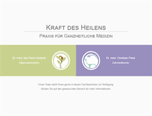 Tablet Screenshot of kraftdesheilens.at